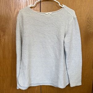 H&M Women's Light Gray Scoopneck Knit Sweater